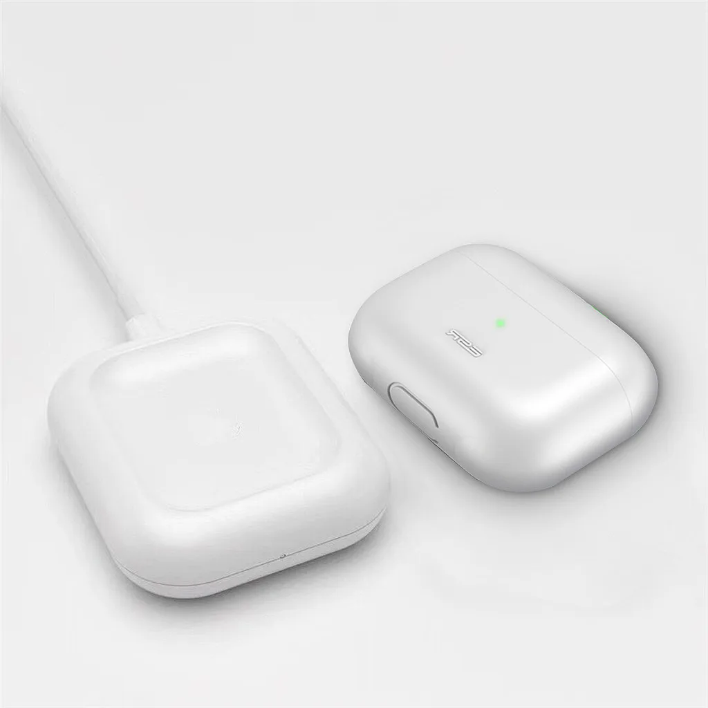 Беспроводное зарядное устройство для наушников умная док станция Airpods Pro 2019