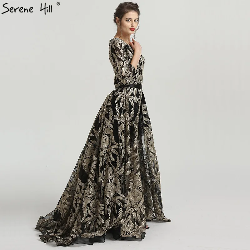 Серен Хилл мусульманское вечернее Платье черное с v образным вырезом Винтажное