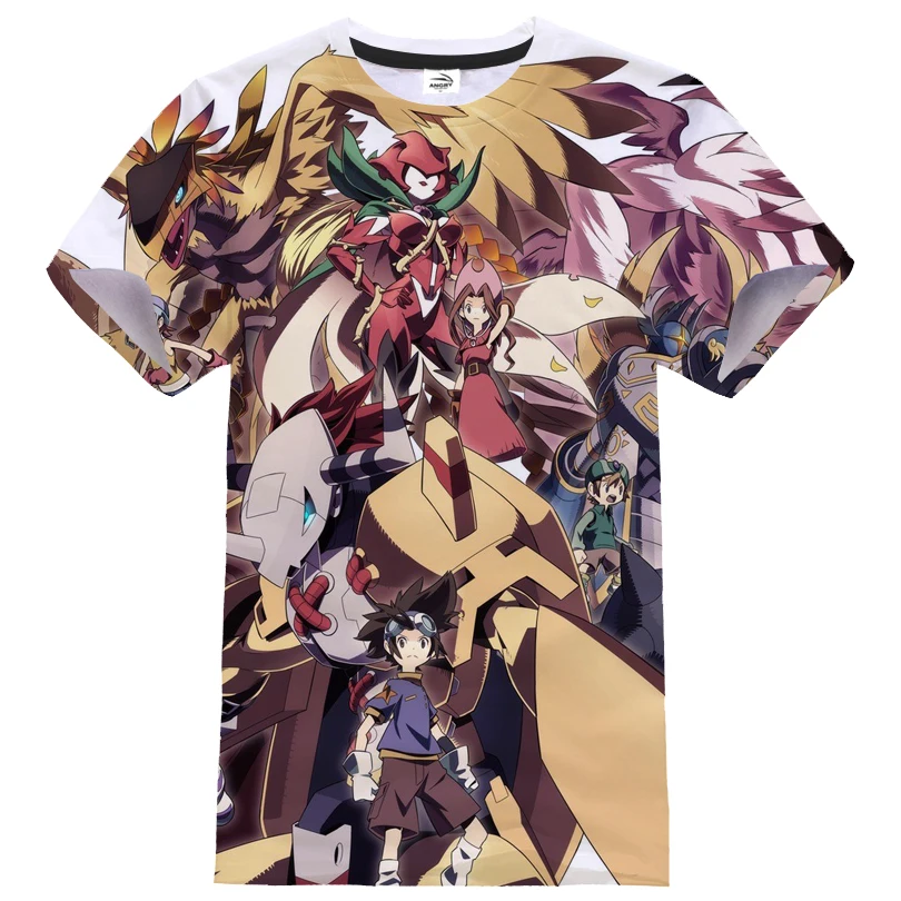 

Anime Digimon Adventure Tshirt Men Women Digital Monsters 3D Printed Streetwear Hip Hop Tshirt Sports Casual Unisex T shirt Tops