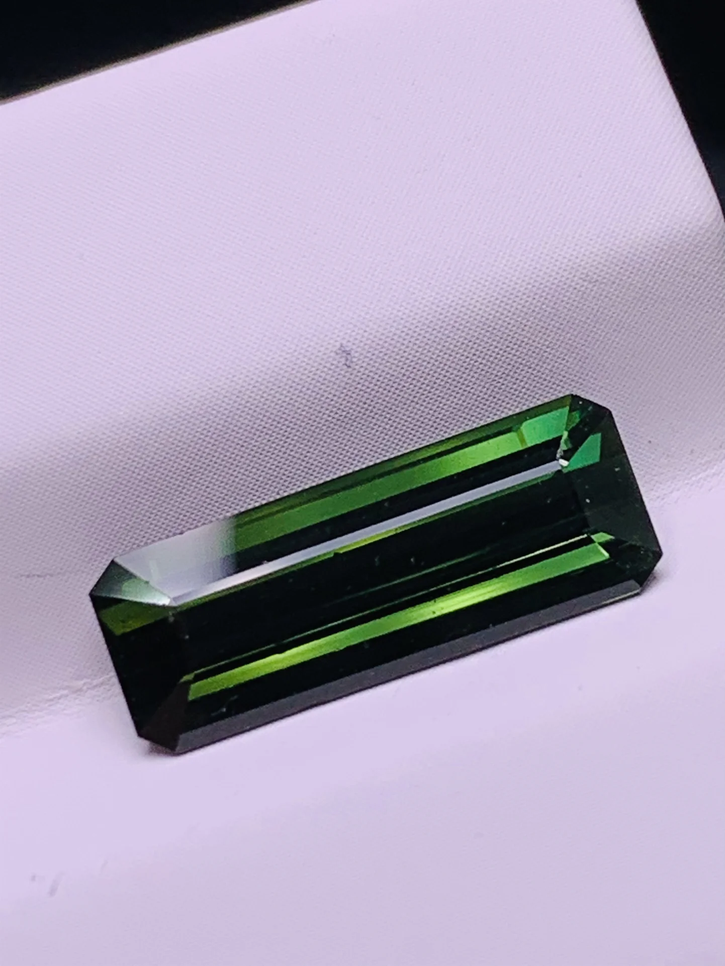 Pure natural tourmaline can be inlaid with rings or pendant necklaces rectangle Brown green accessories gem jewelry edelstenen