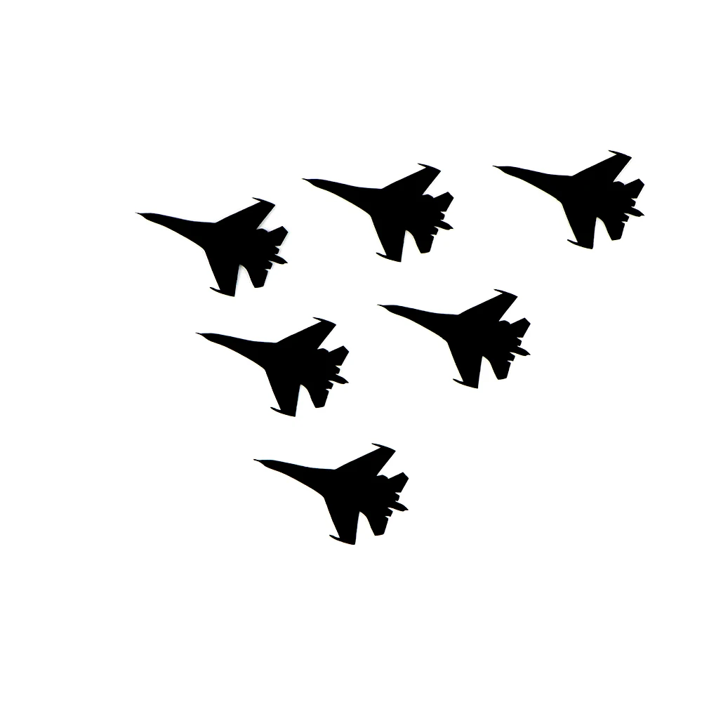 

New Creative Airplane Fighter Car Stickers Motorcycle Decals Decals Waterproof Bumper Window PVC 12.5cm X 16.5cm