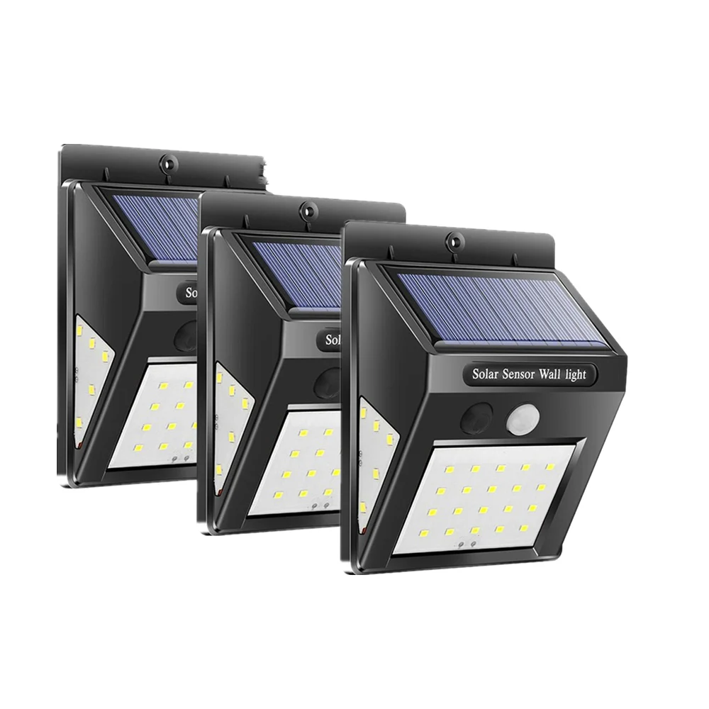 

30 LEDs Solar Light PIR Motion Sensor Wall Lamp Human Body Infrared Outdoor Waterproof Home Garden Street Security Solar Lights