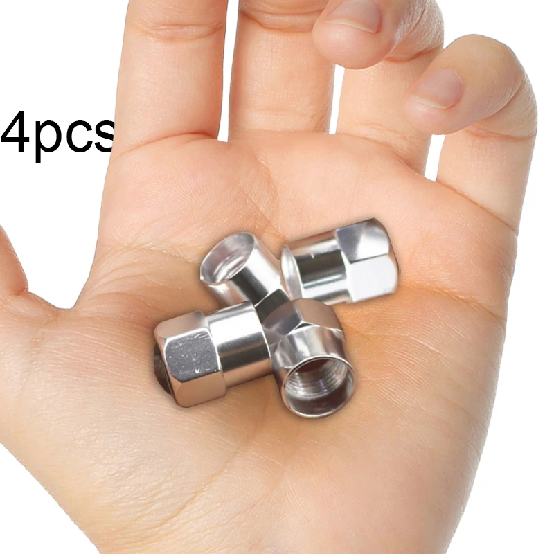 4Pcs Dustproof Caps Car Tire Valve Stem Wheel Tyre Air for Ford Ranger C-Max S-Max Focus Galaxy Transit Tourneo Custom | Автомобили и