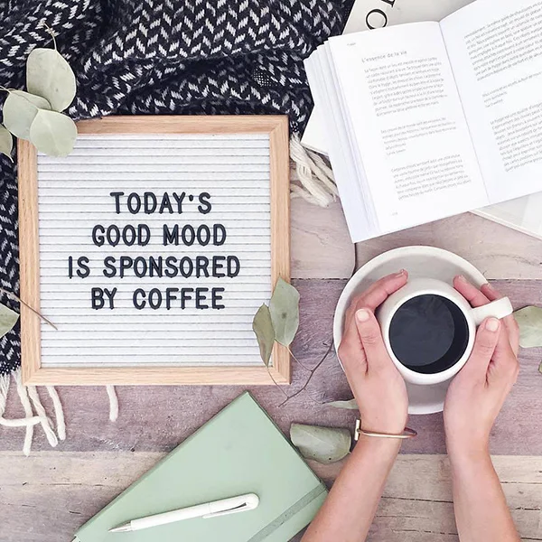 Войлочная доска с буквенным принтом деревянная рамка сменные символы цифры