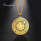 Dawapara Sakura Magic Array Sun Moon Star волшебный амулет на удачу кулон ожерелье ювелирные изделия из нержавеющей стали