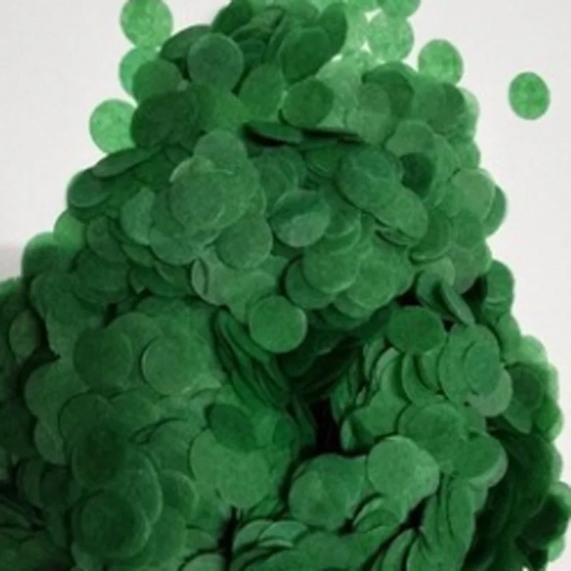 

100g Per Lot 1.0cm 1.5cm 2.0cm 2.5cm Colorful Biodegradable Balloon Fillings Round Tissue Copy Paper Confetti