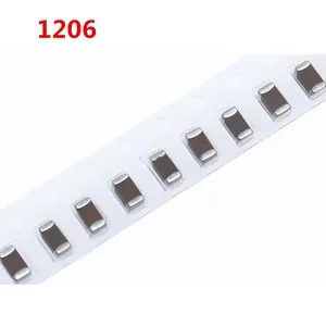 100pcs 1206 SMD 1PF-100UF 250V X7R Error 10% 10pF 100pF 470pF 100nF 220nF 1UF 10uf 47UF 2.2UF 22UF Multilayer Ceramic Capacitor