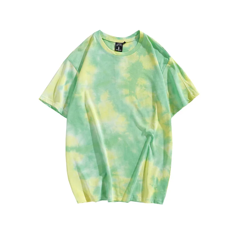 

Men/Women T Shirts Tie-Dye Cotton T Shirts футболка оверсайз