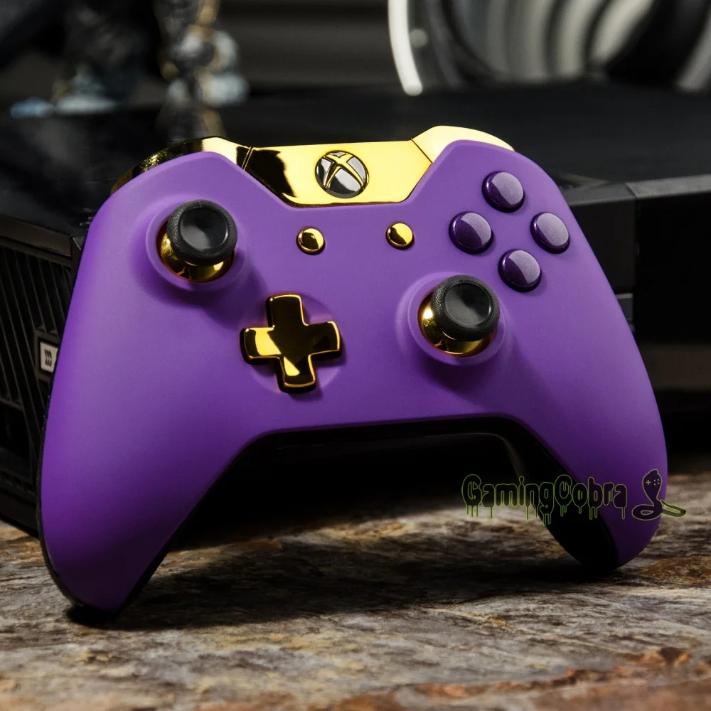 

Soft Touch Grip Purple Replacement Shell for Microsoft Xbox One Game Controller