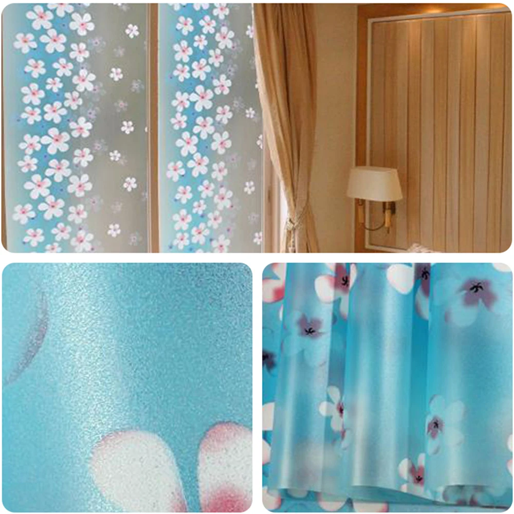 

Multi-style frosted privacy window film, glass door film, self-adhesive glass door film for home bathroom decoration