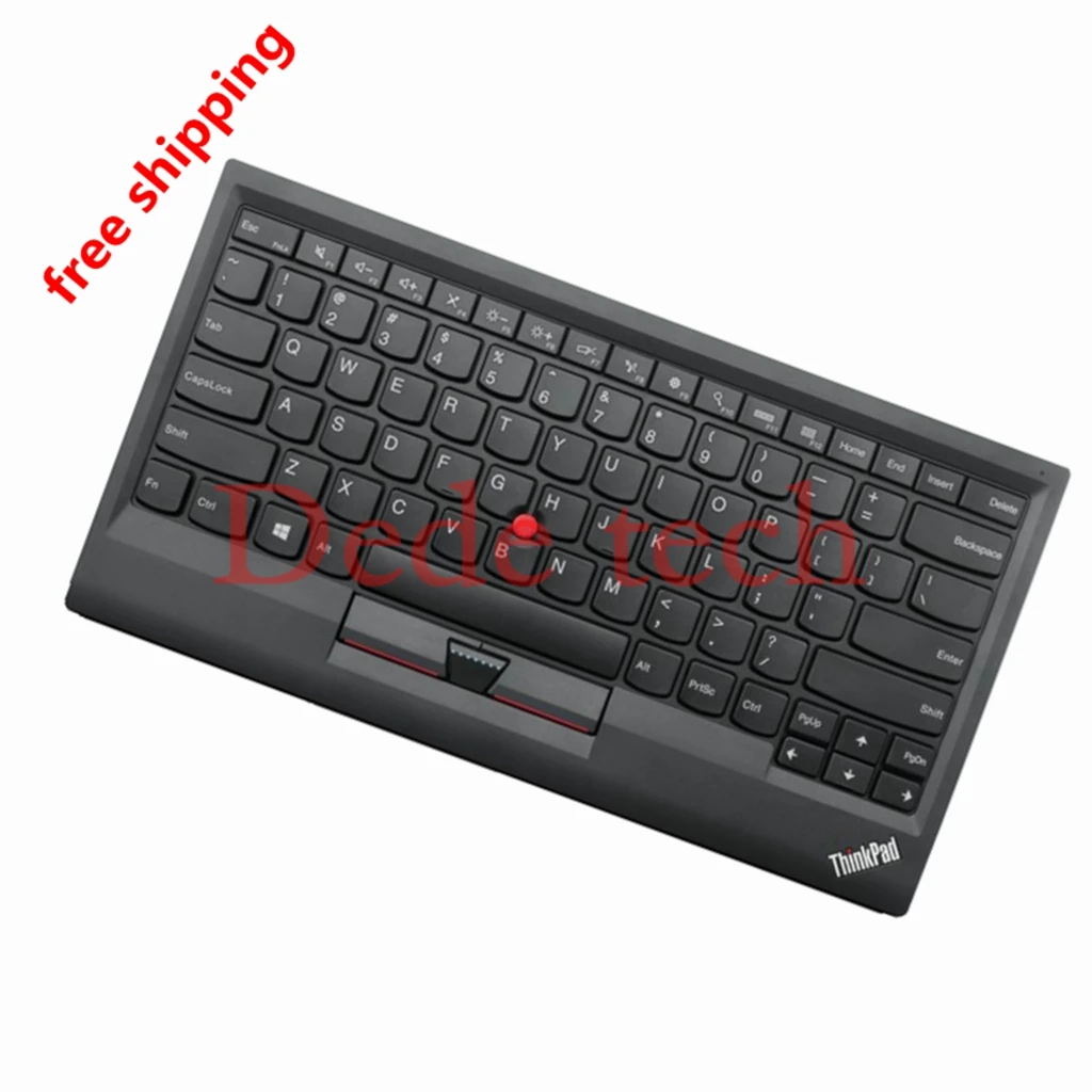 Кофе 0B47189 для lenovo ThinkPad Compact Bluetooth Беспроводная Клавиатура США с USB зарядкой Trackpoint для планшетного ПК ноутбука - Цвет: Кофе