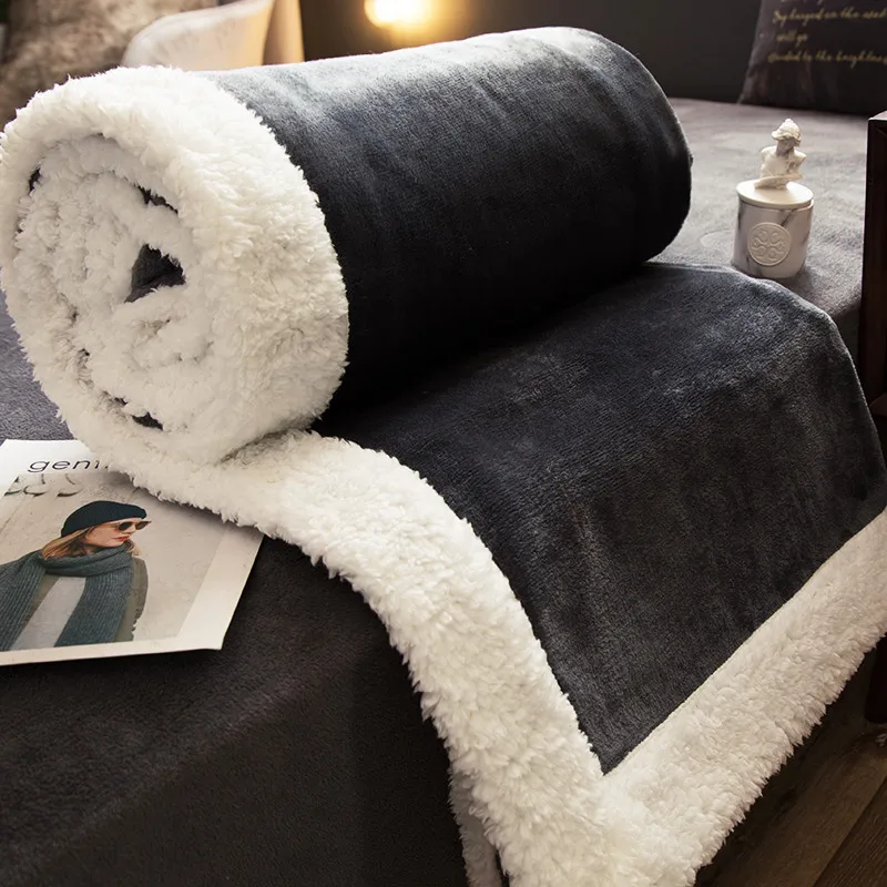 Женские зимние ботинки с теплым густым мехом Флисовое одеяло для взрослых