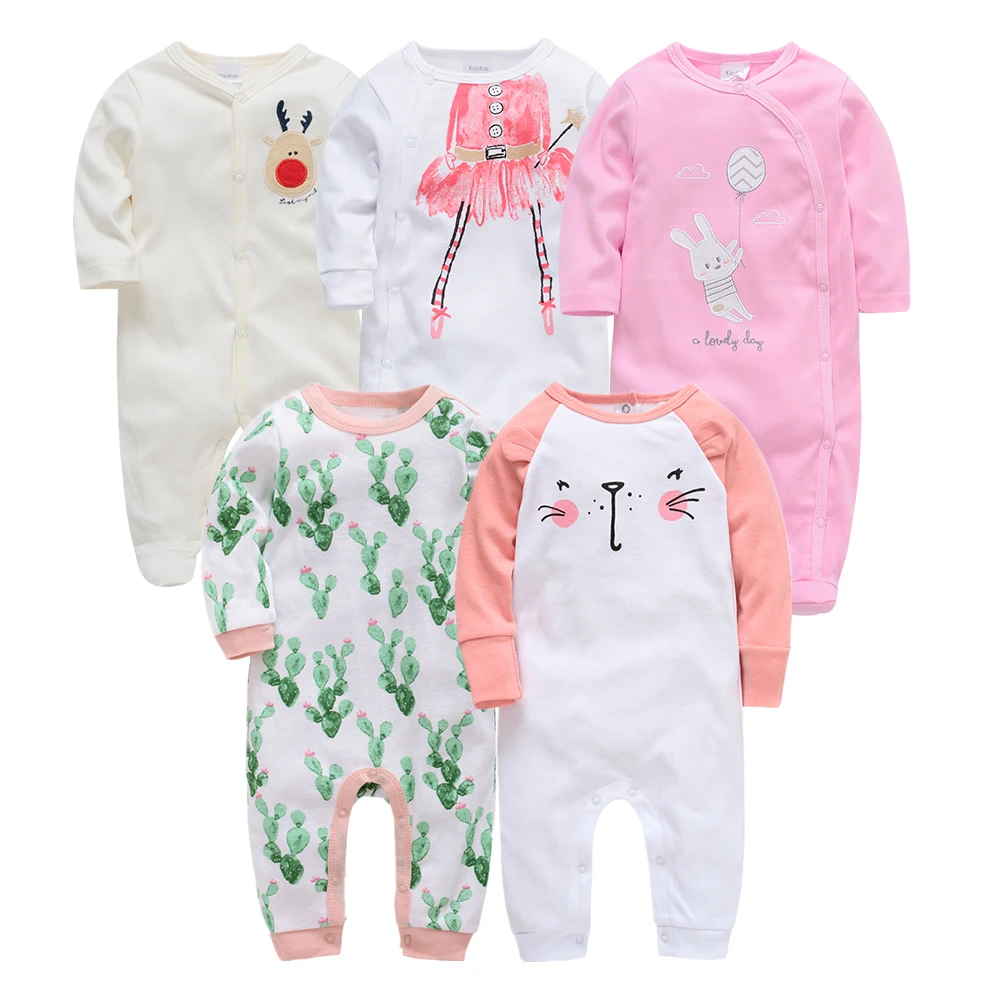 2020 baby clothes Full Sleeve cotton infantis clothing romper cartoon costume ropa bebe 3 6 9 12 M newborn boy girl | Мать и ребенок