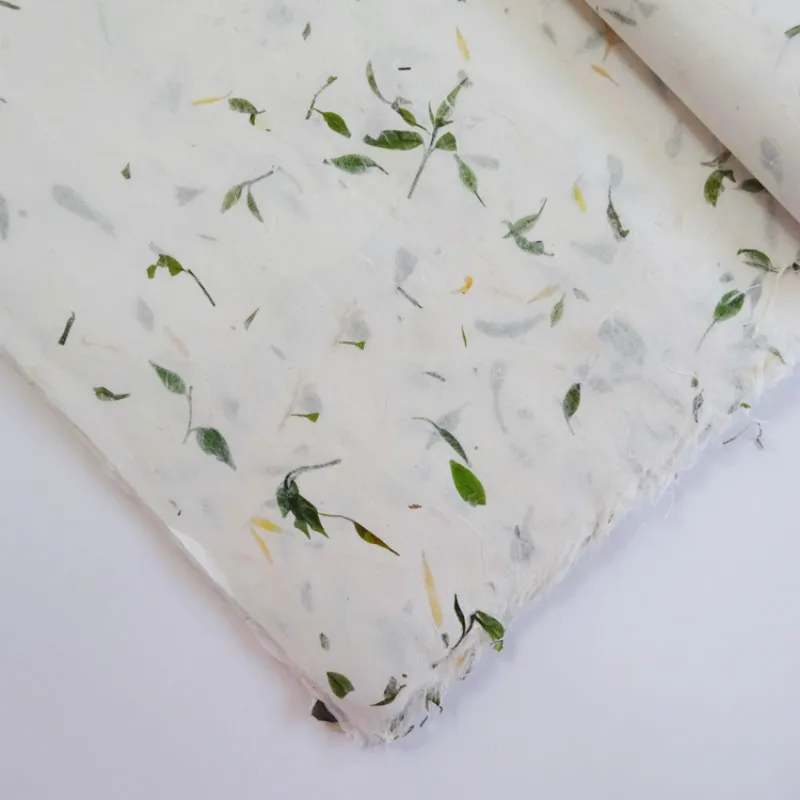 Китайская половинчатая бумага для риса каллиграфия живопись Xuan с натуральным