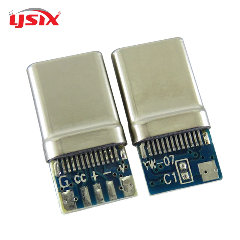 2 шт./лот TYPE-C пятиядерный мужской головы с печатной платы Android сварочная проволока