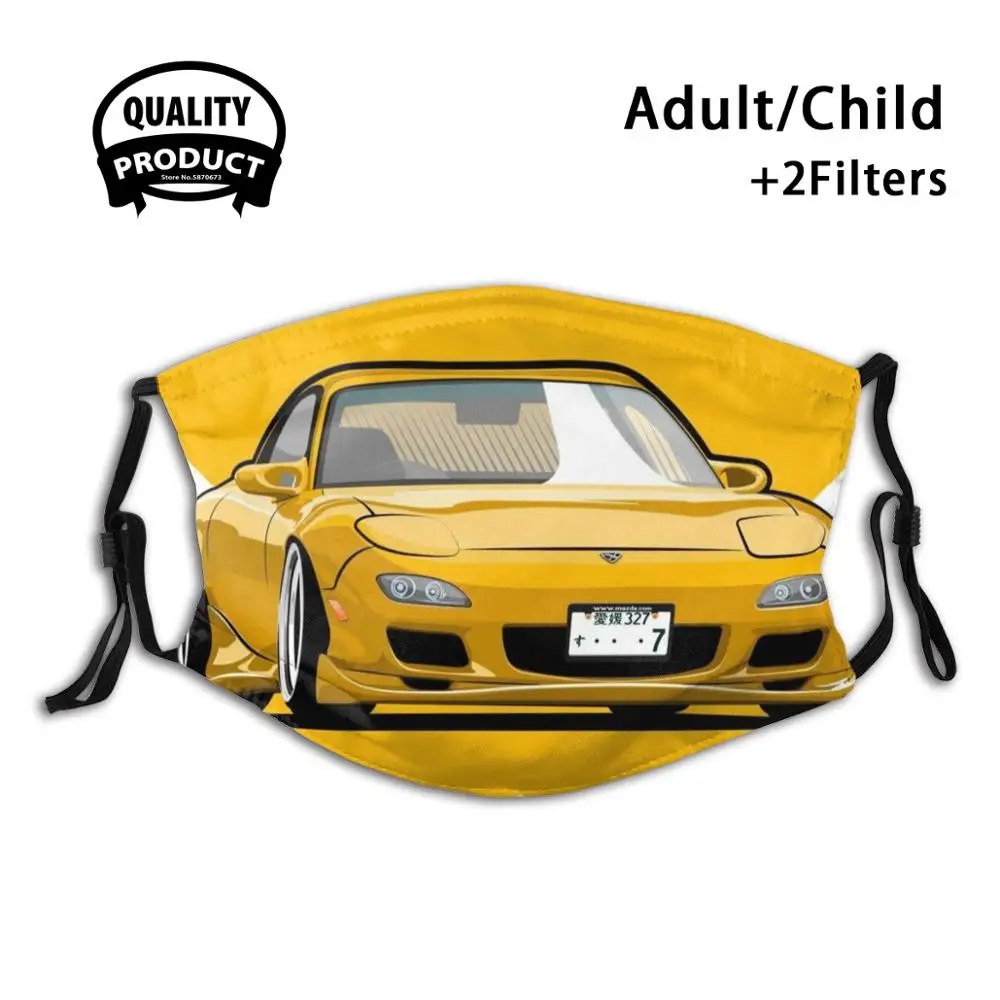 

Противопылевая маска для лица Fd3S, моющаяся маска с фильтром ReusableMazda Rx 7 Mazda Rx7 Rx 7 Mazda Rx7 Sprint R Sprint Fd3S, Япония