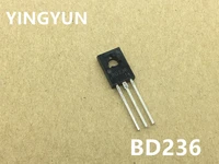 20pcslot bd236 2a 60v to 126 transistor transistor new original