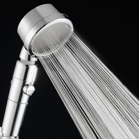 3 modes bath shower with filter adjustable jetting shower head high pressure saving water bathroom pp filter shower spa nozzle