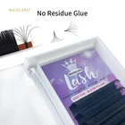 Ресницы MASSCAKU, заводская цена, легкие веерообразные ресницы для наращивания, русский объем, ресницы для наращивания 1 с, быстрое растушевывание ресниц для макияжа