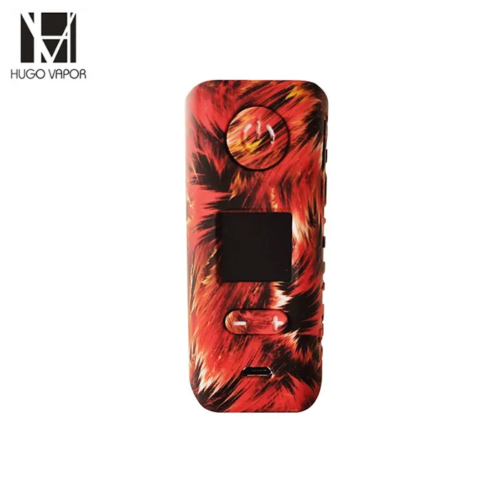 Hugo Vapor данныхhtc Rader ECO 200W коробка батарейный блок с температурным контролем создано Двойной 18650 свет Вес электронная сигарета испаритель VS Think Vape Тор - Цвет: Red Strom