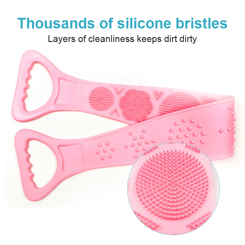 70 см банное скруббер полотенце с ремешком для мытья спины очищающий скраб