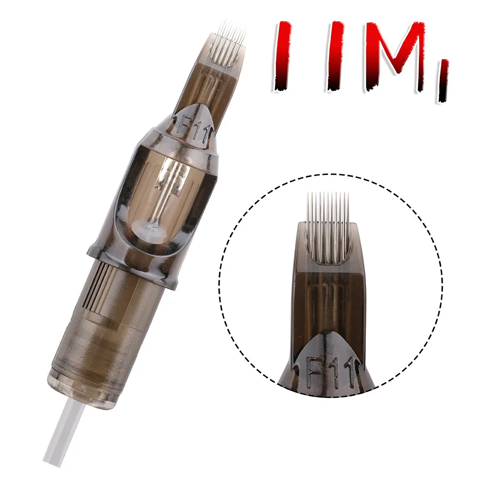 

20PCS 0.30/0.35mm Premium Gray Tattoo Needle Cartridges Round Liner 1/3/5/7/9/11/13/14/15RL for Tattoo Gun