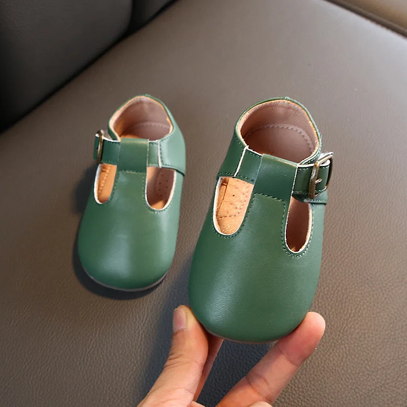 

Children's Shoes Autumn Girls Baby Korean Shoes Leather Shoes Single Shoes Soft Bottom Princess Toddler Shoes