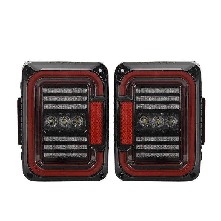 

Лойо 2019 хвост светильник led для jeep jk хвост светильник s plug and play авто запасных частей светодиодные задние светильник задний фонарь для jeep 2007 + ...