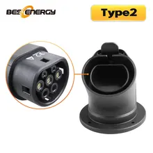 Level 2 Connector Waterproof EV Charger Cable Holster for Type2 EVSE IEC 62196-2 Station Plug Holder AC Dummy  Socket