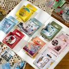 50 шт.упак. съемки урбанистических пейзажей милые Васи Стикеры комплект Кофе Еда декоративные Стикеры s поделки этикетки для Скрапбукинг планировщик альбом журнал