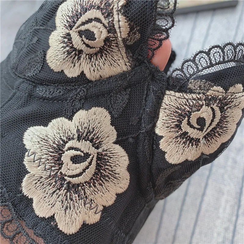 

lingerie bioceramic curing health care nickel-titanium soft steel ring bra set adjustable thin cotton embroidered lace underwear