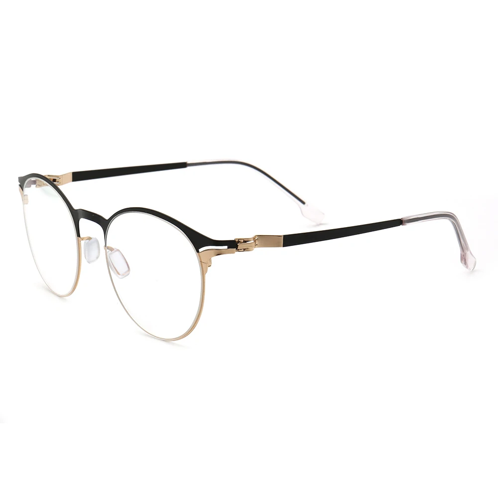 Круглые очки из титанового сплава мужские ультралегкие для женщин и мужчин по