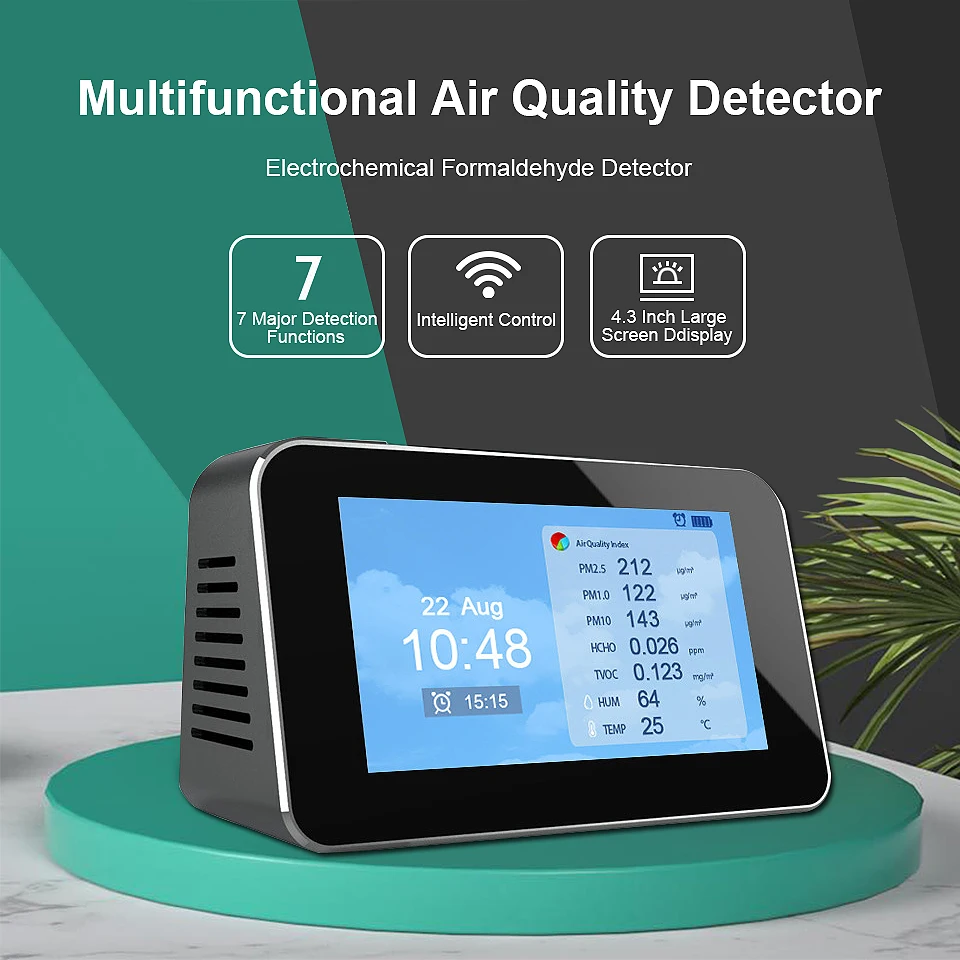 Детектор формальдегида PM 2 5 цифровой детектор HCHO TVOC анализатор качества воздуха