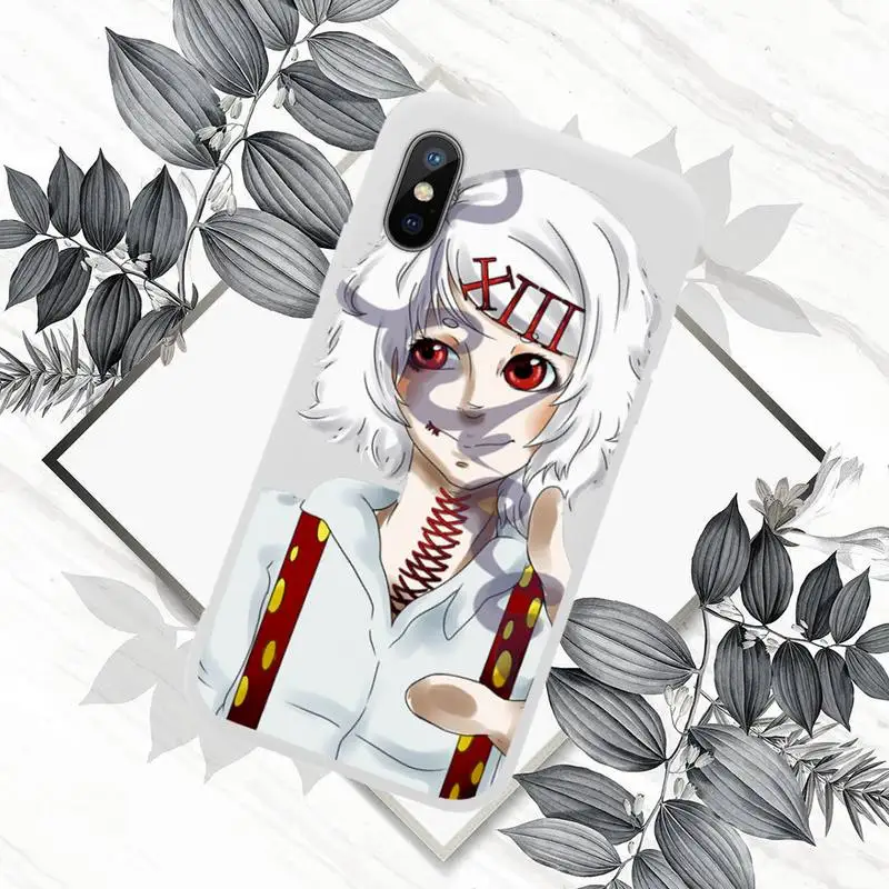 

anime JUUZOU SUZUYA Tokyo Ghouls Phone Case Candy Color for iPhone 6 7 8 11 12 s mini pro X XS XR MAX Plus