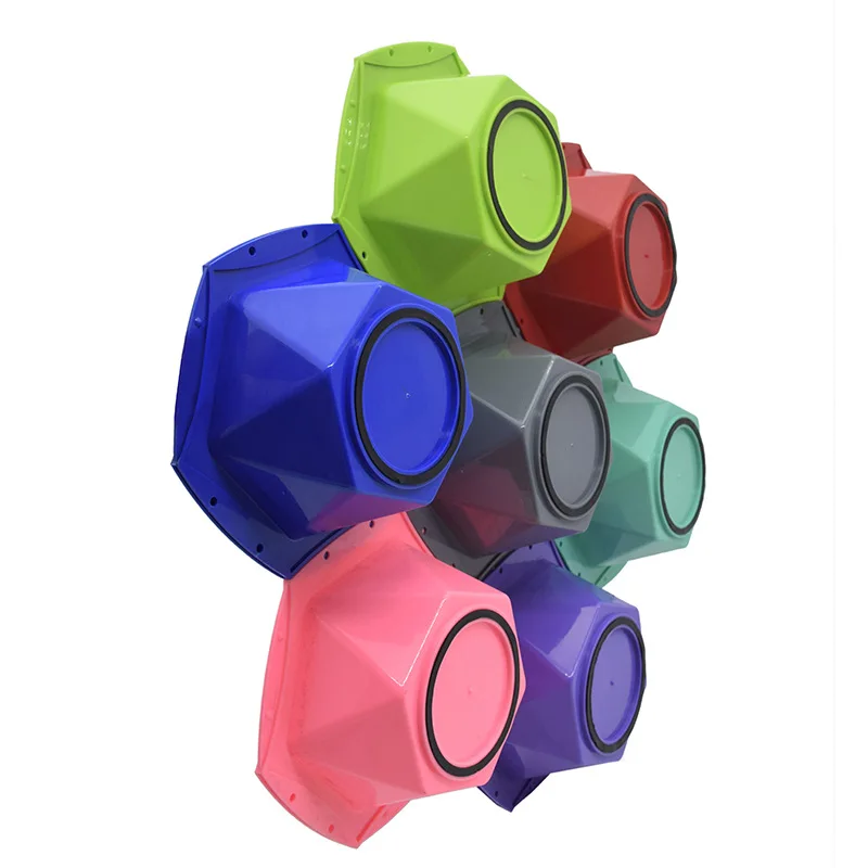 

7Pcs/Set Colorful Hair Dying Brushes Plastic Stirring Bowl Barber Hairdressing Set Salon Easy-Cleaning Dying Tools