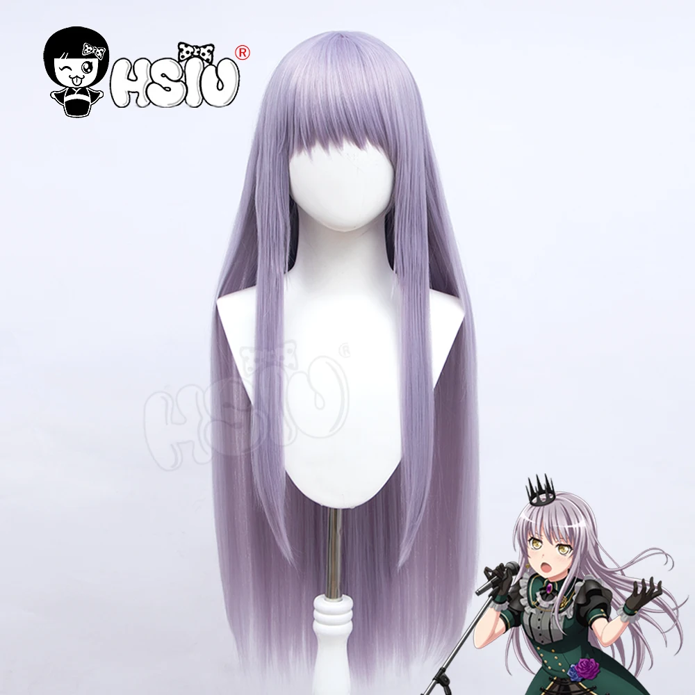 Minato Yukina косплей парик челка мечта! Косплей HSIU светильник фиолетовые длинные