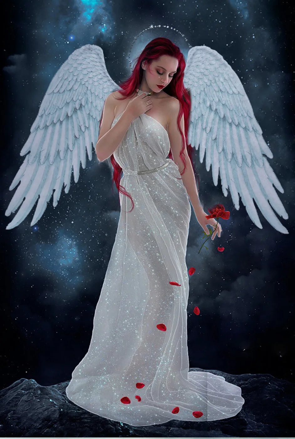 Крылья Хэллоуин реквизит Ангел птица перо Марди Гра Косплей ролевое платье