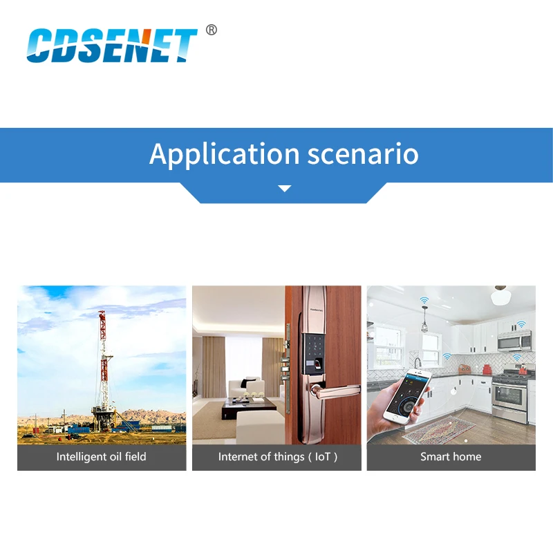 

Ebyte E70-915NW30S Star Network Wireless Transceiver Module IoT 915MHz SMD 30dBm One-Master Multi-Slave Receiver