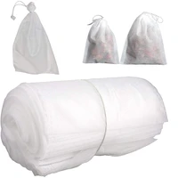 100pcsset fruits grow protection bags grapes vegetable mesh bag against insect pest control anti bird garden supplies
