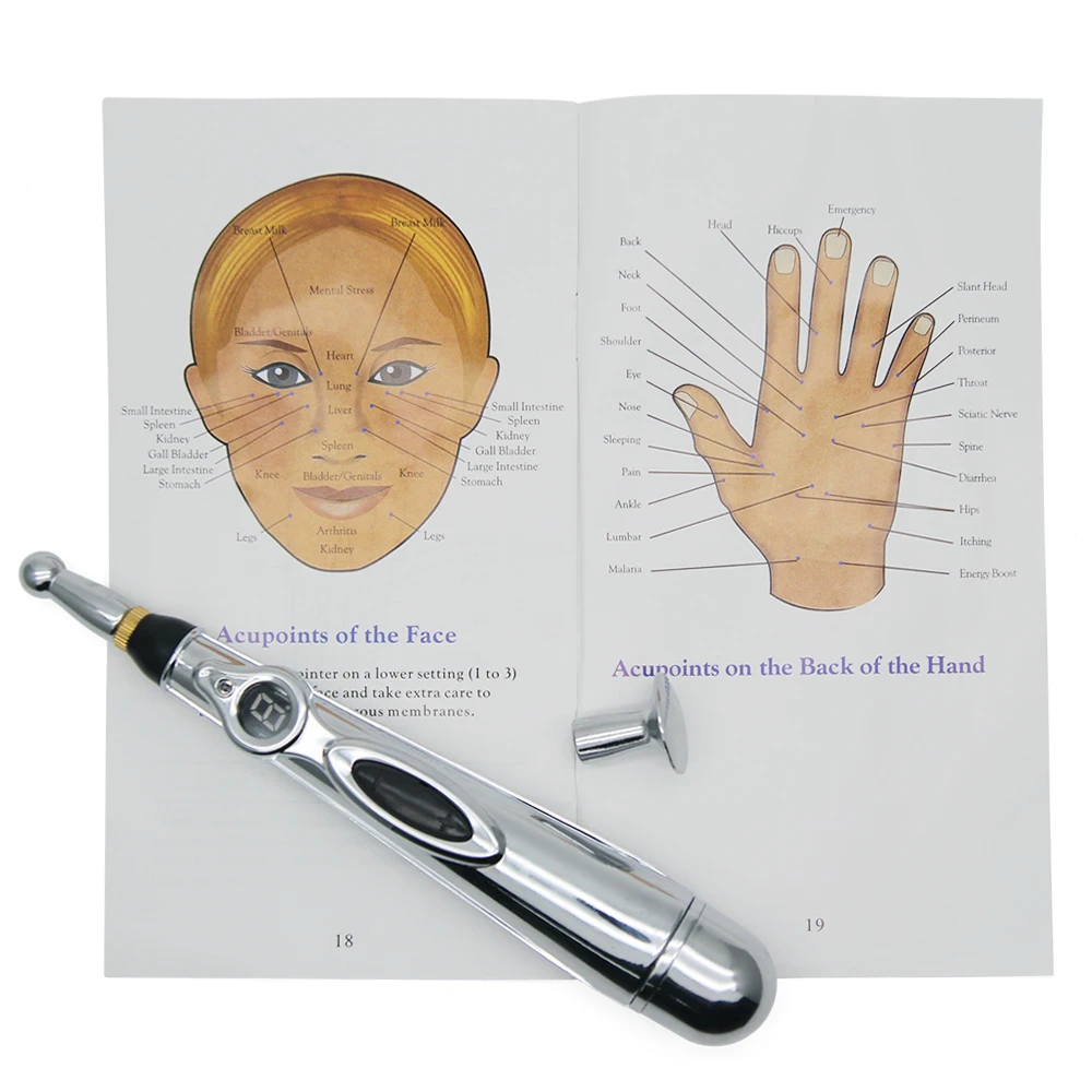 

Electronic Acupuncture Pen Electric Meridians Laser Therapy Heal Massage Pen Meridian Energy Pen Relief Pain Tools
