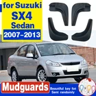 Автомобильные Брызговики для 2007-2013 Suzuki SX4 4-двери седан брызговики Брызговики крыло брызговиков 2008 2009 2010 2011 2012