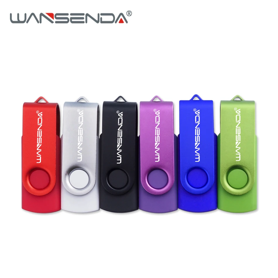 

WANSENDA USB Flash Drive 3.0 Pen Drive 256GB 128GB 64GB 32GB 16GB 8GB 4GB Rotating Design Memory Stick Pendrive Cle USB Stick