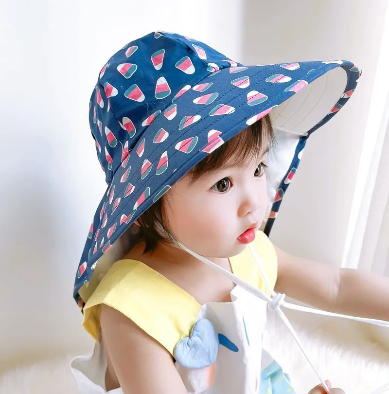 

New Summer Baby Cap SPF 50+ Baby Sun Hat Adjustable for Boys Travel Beach Baby Girl Hat Kids Infant Accessories Children Hats