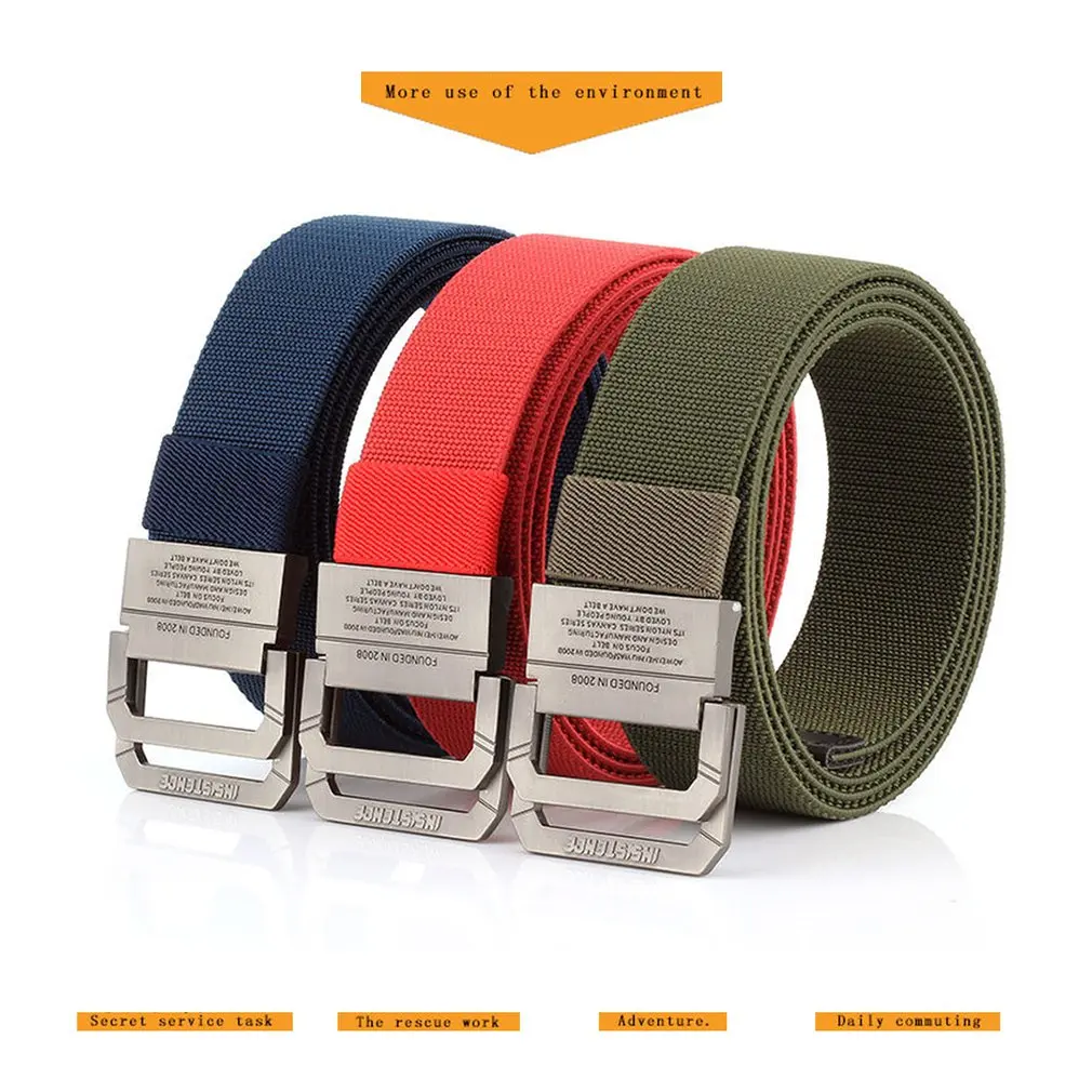 

Jeans Belt Outdoor Fast Drying Canvas Belt Multifunctional nylon outdoor training tactical belt Buckle Belt