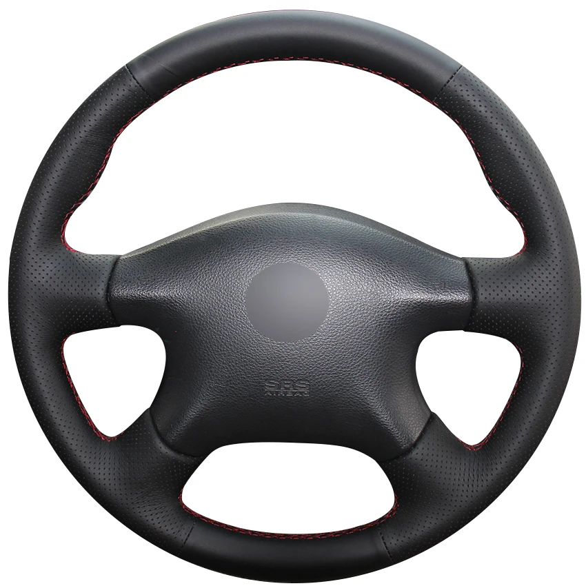 

Чехол на руль автомобиля из черной синтетической кожи для Nissan Almera N16 Pathfinder Primera XTrail 2001-2006 Renault Samsung SM3