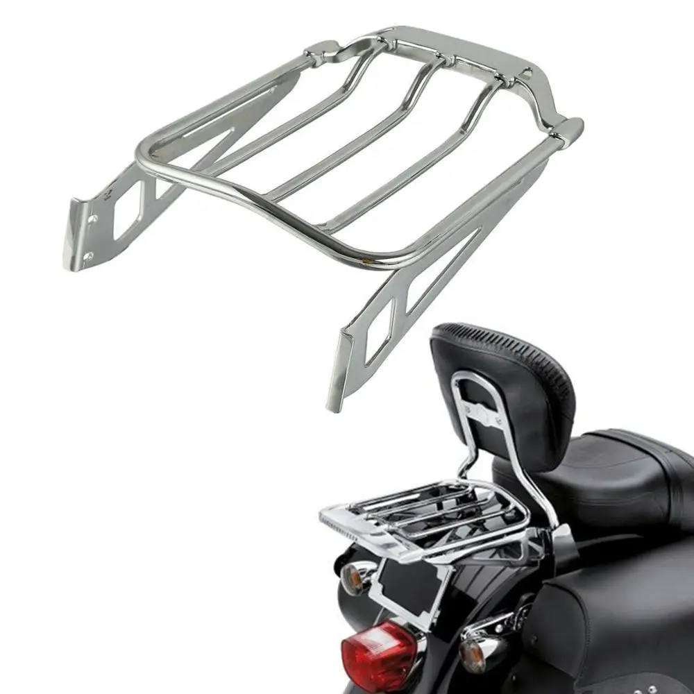 

Багажная стойка для мотоцикла с двумя ручками для Harley Air Wing Softail FXST Fat Boy FLSTF FLSTFBS ночной поезд перекрестные кости