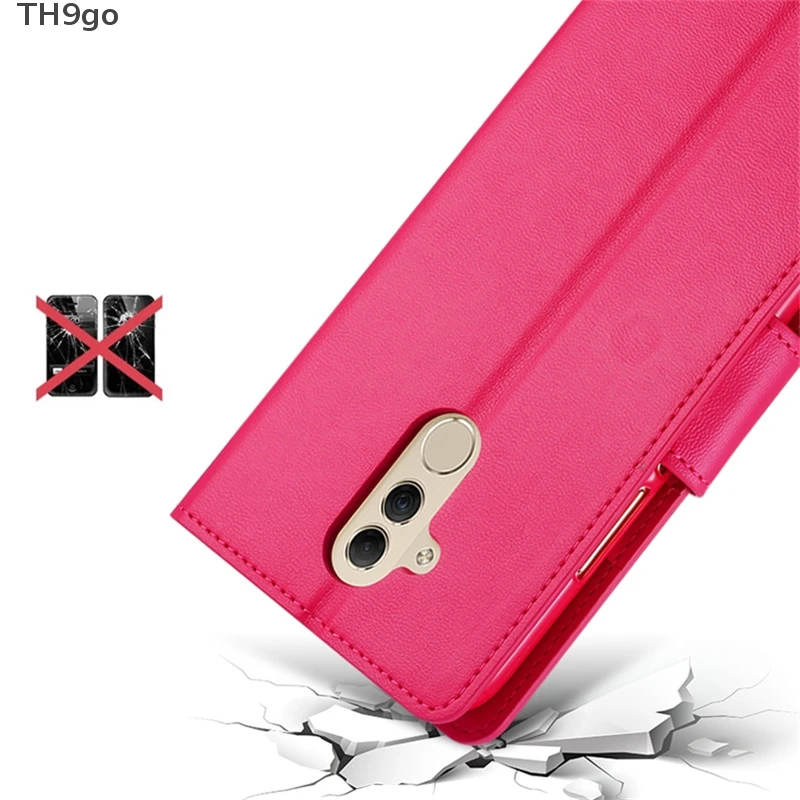 Деловой Тонкий чехол из искусственной кожи с откидной крышкой бумажником для Huawei