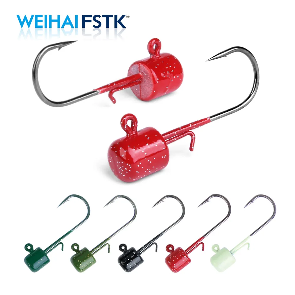 

2g 3.5g 5g 7g Ned Jig head hook hard bait soft worm jig hook fishing hook head Jig lure for fishing Pike Fish Accessories