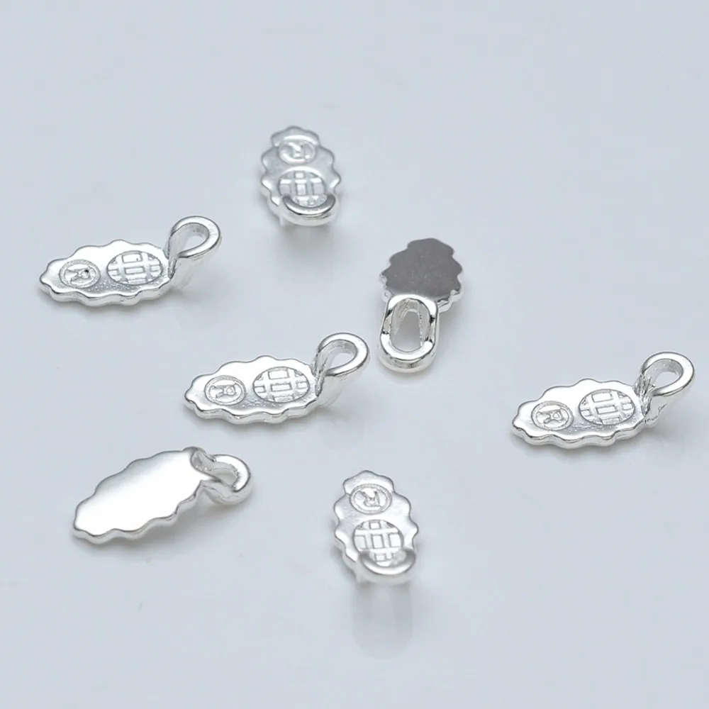 100 шт. серебряные подвески для стеклянной плитки 13 5 мм * 6 3 мм|glue on bail earings|glue bailglue