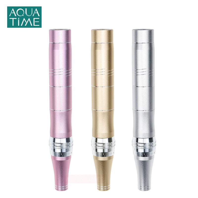 

Дерма ручка профессиональная микро-игла МТС уход за кожей лица Беспроводной Microneedling татуировки Красота машина Марка уход за кожей лица для ...